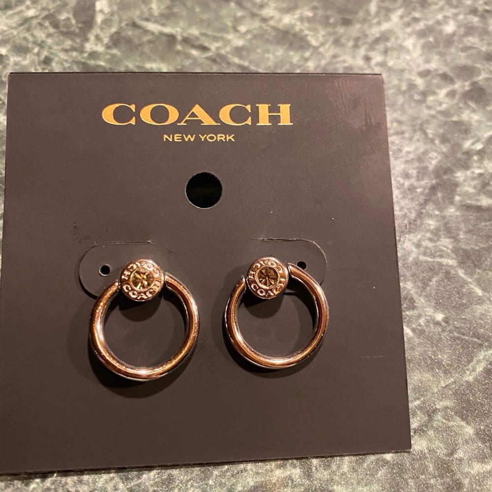 Coach earrings